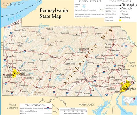 pensilvania mapa|Pennsylvania Map, Map of Pennsylvania .